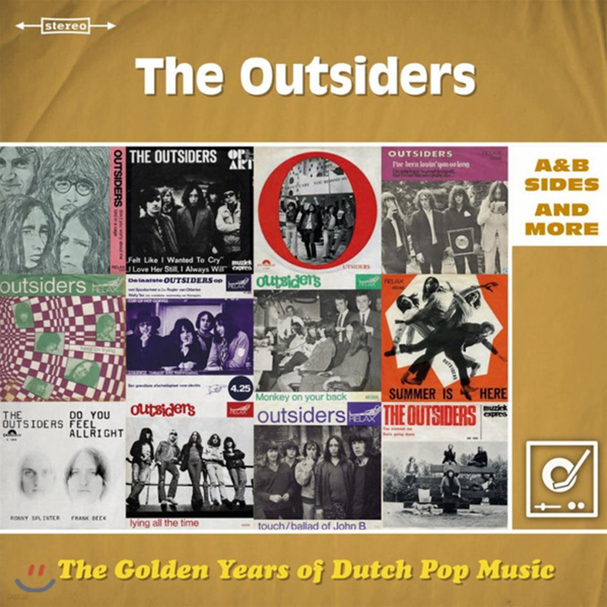 The Outsiders (아웃사이더스) - The Golden Years Of Dutch Pop Music : A&amp;B Sides &amp; More [2 LP]