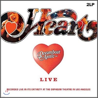 Heart — Dreamboat Annie…: LIVE 앨범 커버