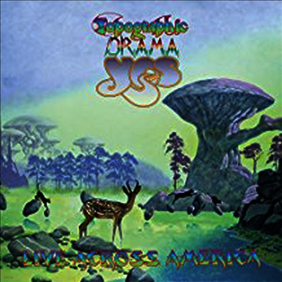 Yes — Topographic Drama - Live Across America 앨범 커버