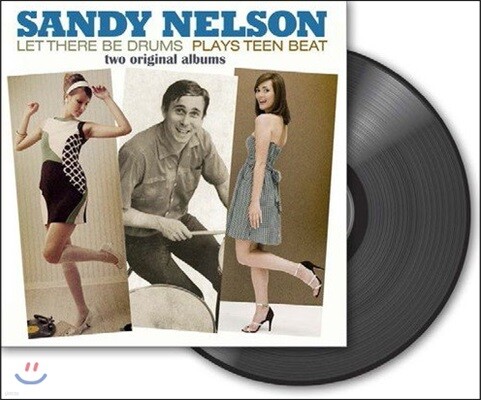 Sandy Nelson — Let There Be Drums/Plays Teen Beat 앨범 커버