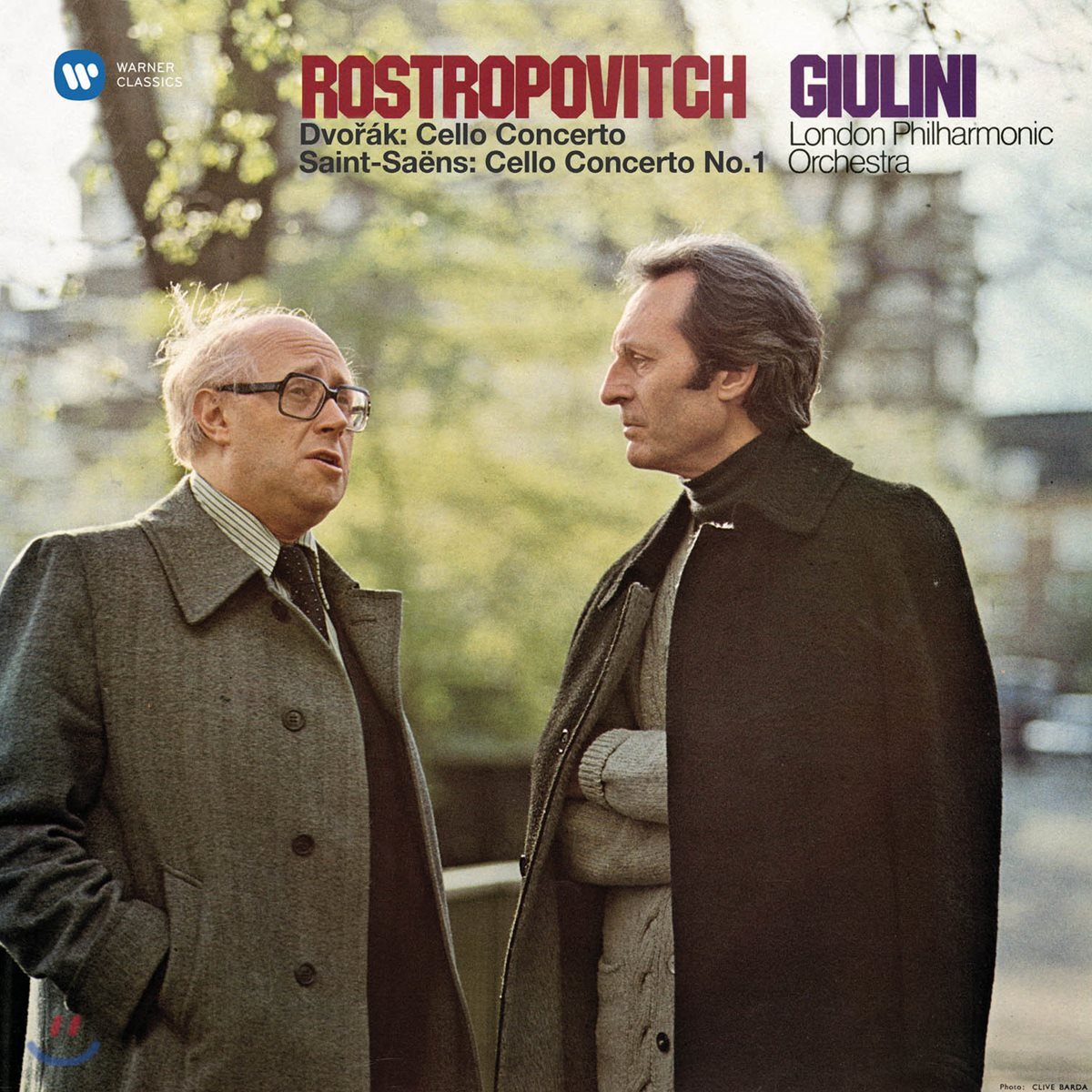 Mstislav Rostropovich 드보르작 / 생상스: 첼로 협주곡 - 로스트로포비치, 줄리니 [2 LP]