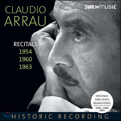 Claudio Arrau Ŭ ƶ - 1954, 1960, 1963 ǾƳ Ʋ (Piano Recitals 1954, 1960, 1963)