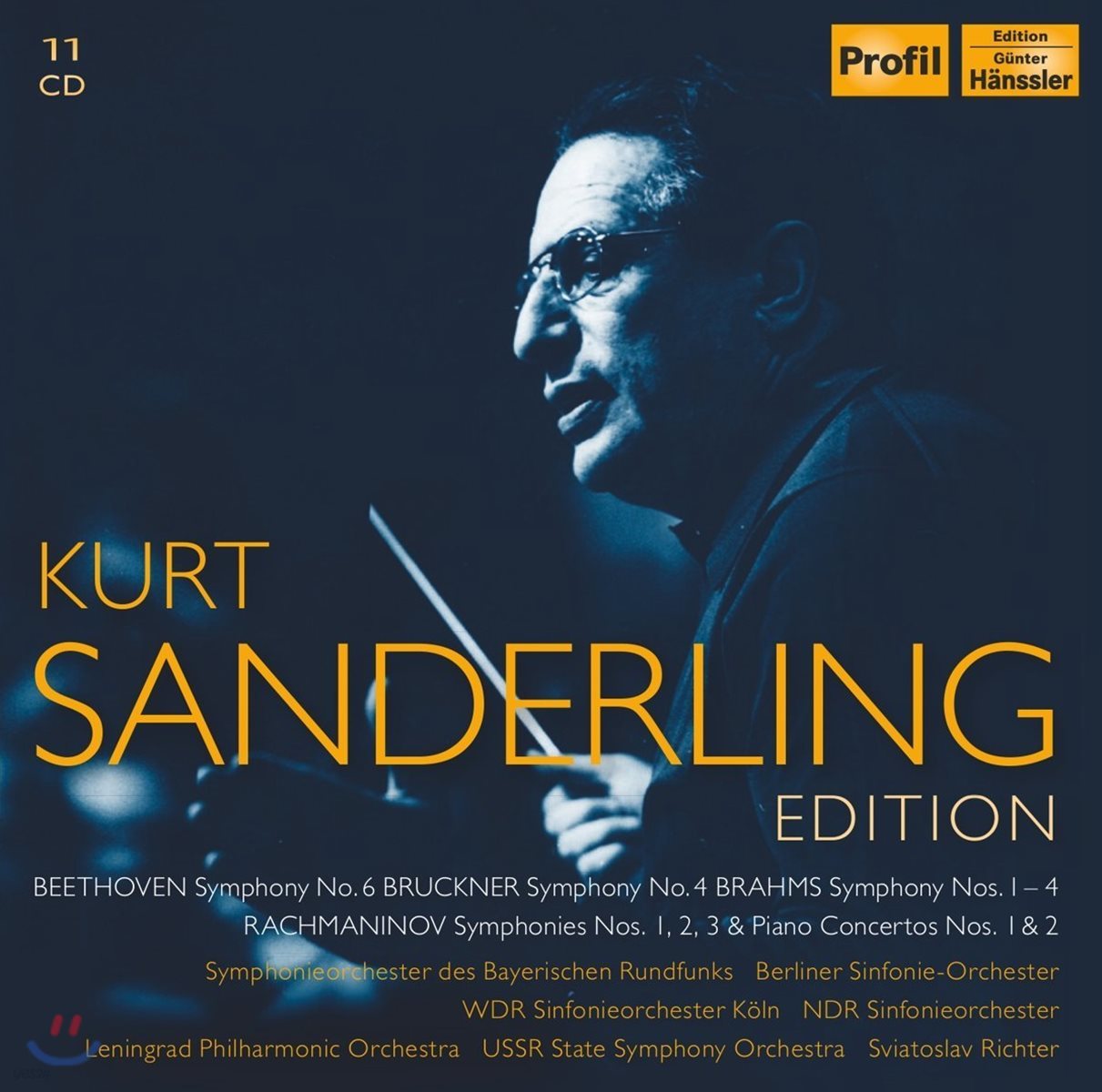쿠르트 잔더를링 - 교향곡 에디션: 브람스 교향곡 전곡 / 브루크너 /  베토벤 / 라흐마니노프 교향곡 전곡 (Kurt Sanderling Edition - Symphonies)