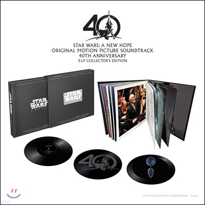 Ÿ 4: ο  ȭ (Star Wars IV: A New Hope OST by John Williams  ) [3 LP]