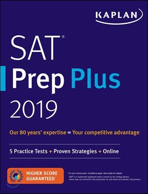 SAT Prep Plus 2019 + Online Access Card