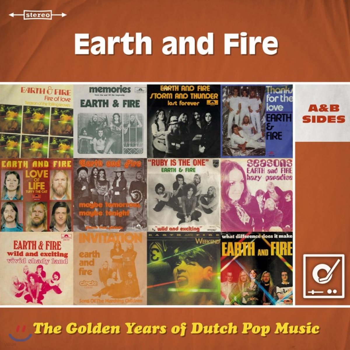 Earth &amp; Fire (어스 앤 파이어) - The Golden Years Of Dutch Pop Music: A&amp;B Sides  [2 LP]