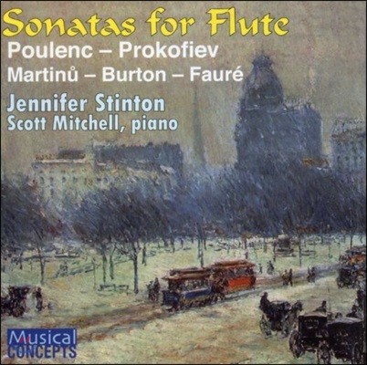 Jennifer Stinton Ǯũ / ǿ / Ƽ / : ÷Ʈ  ҳŸ (Poulenc / Prokofiev / Martinu: Sonatas for Flute)