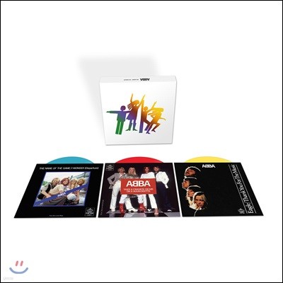 Abba - The Singles Coloured Vinyl Box ƹ 7ġ ̱ ڽ  [, , ο ÷ 3 LP]