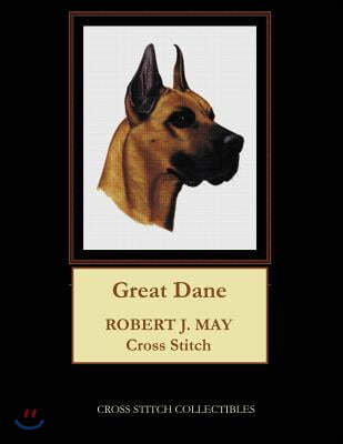 Great Dane: Robt. J. May Cross Stitch Pattern