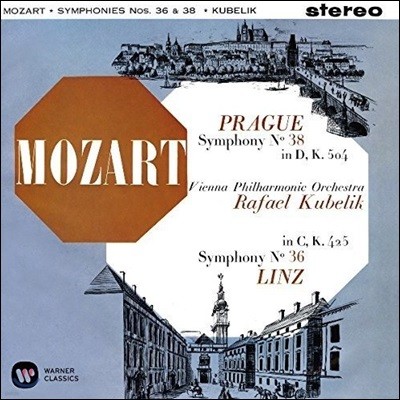 Rafael Kubelik Ʈ:  36 '', 38 '' (Mozart: Symphony K.425 'Linz', K.504 'Prague')
