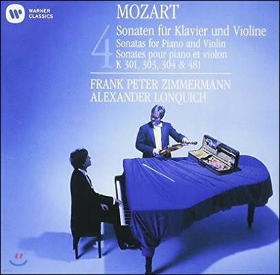 Frank Peter Zimmermann Ʈ: ̿ø ҳŸ 4 K.301, 303, 304 & 481 (Mozart: Sonatas for Piano & Violin Vol.4)