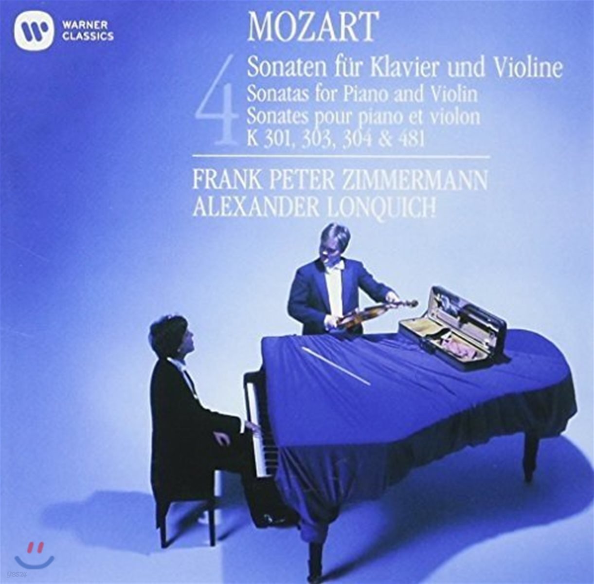 Frank Peter Zimmermann 모차르트: 바이올린 소나타 4집 K.301, 303, 304 &amp; 481 (Mozart: Sonatas for Piano &amp; Violin Vol.4)