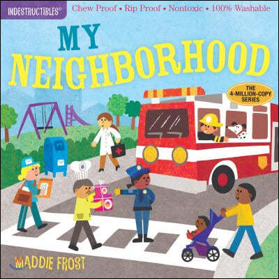 Indestructibles: My Neighborhood: Chew Proof - Rip Proof - Nontoxic - 100% Washable (Book for Babies, Newborn Books, Safe to Chew)