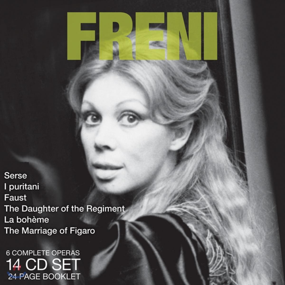 Mirella Freni 미렐라 프레니 주연의 역사적 오페라 전곡 6선 (Serse, I Puritani, La Boheme, Faust etc.)