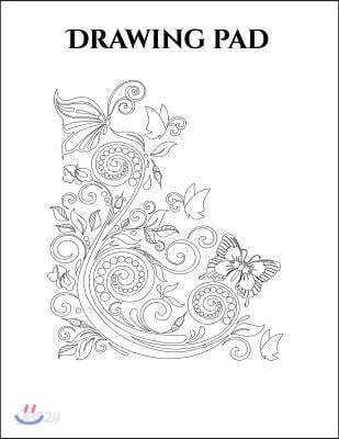 Drawing Pad: A drawing pad with over 100 high quality sheets of large sized (8.5 inch by 11.0 inch) drawing paper