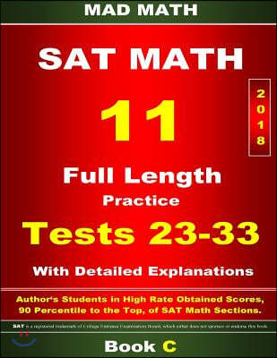 2018 New SAT Math Tests 23-33 Book C