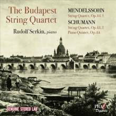 :   1, ǾƳ , ൨:   3 (Schumann: String Quartet No.1 & Piano Quintet, Mendelssohn: String Quartet No.3)(CD) - Budapest String Quartet