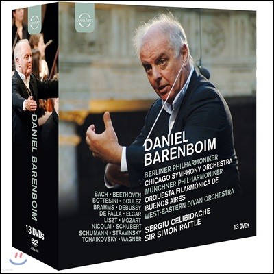 Daniel Barenboim ٴϿ ٷ 13DVD ڽ Ʈ (J.S. Bach / Beethoven / Brahms / Debussy etc.)