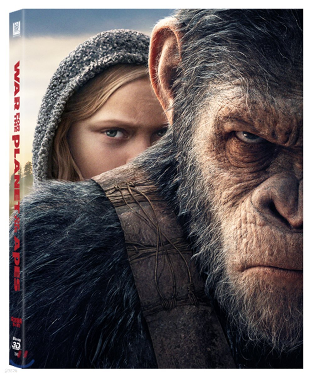 혹성탈출 : 종의 전쟁 (2Disc 3D & 2D 합본 풀슬립 스틸북 한정판) : 블루레이