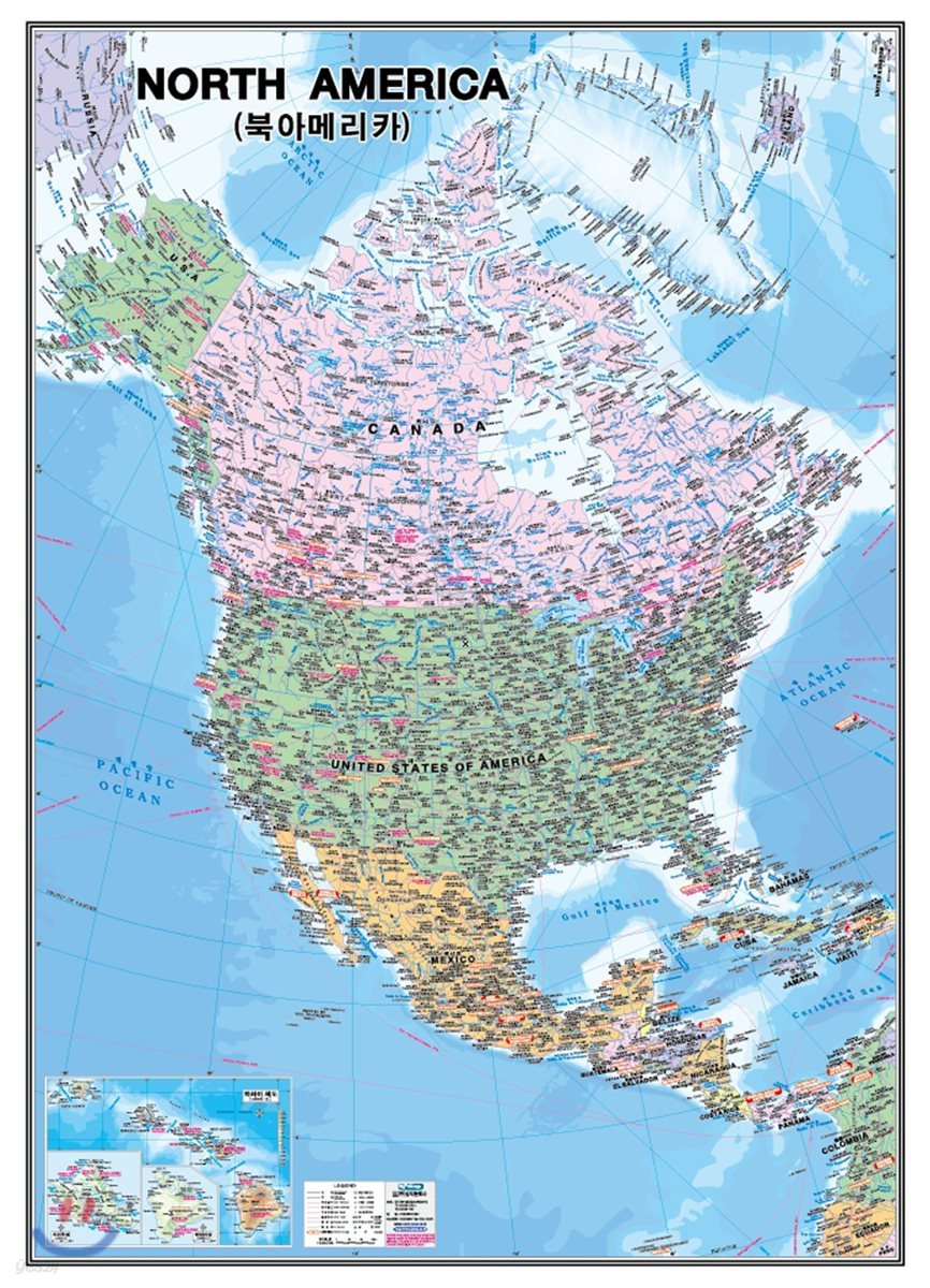 NORTH AMERICA-북아메리카 (코팅 원지-부착용)