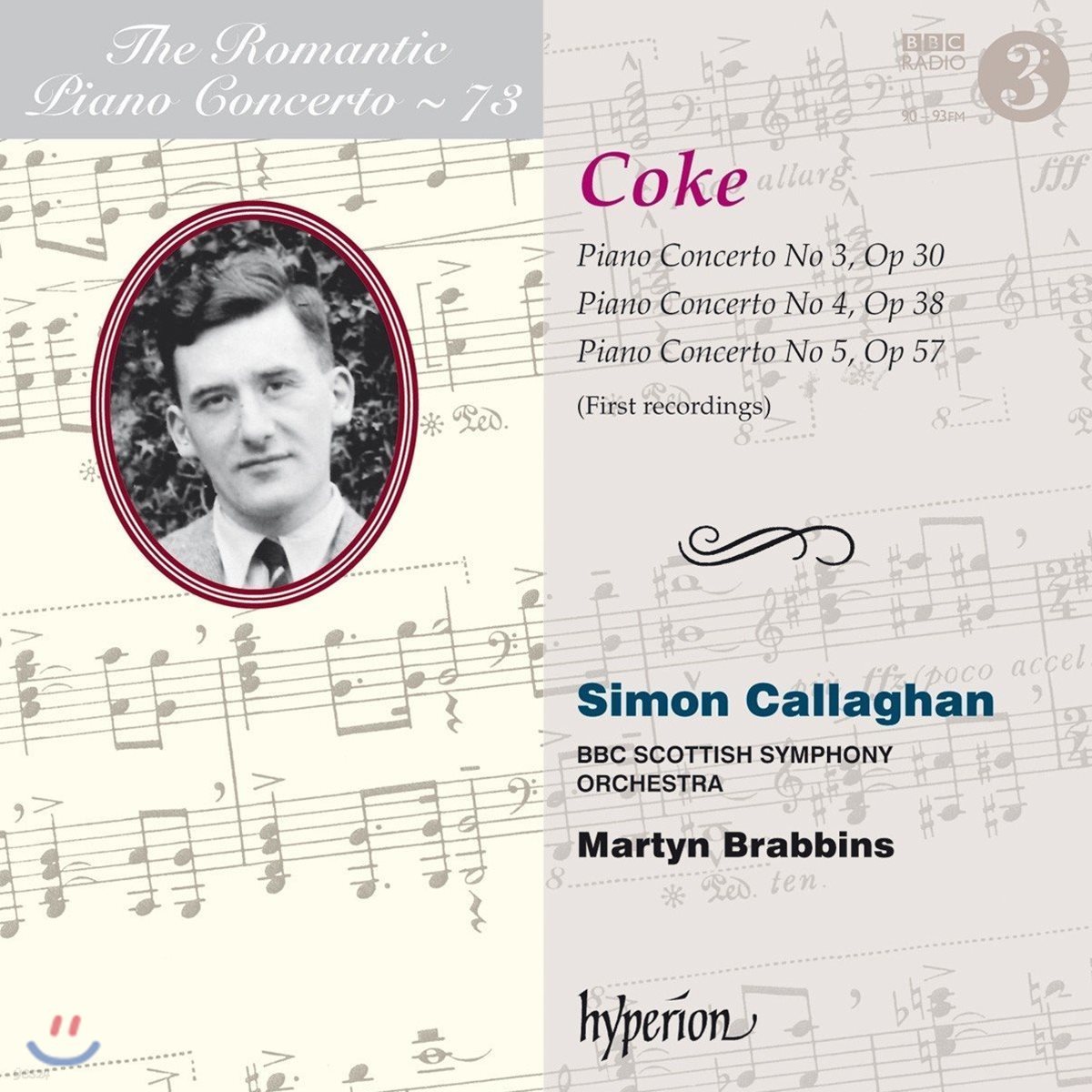 낭만주의 피아노 협주곡 73집 - 쿠크: 협주곡 3-5번 (The Romantic Piano Concerto Vol.73 - Roger Sacheverell Coke)