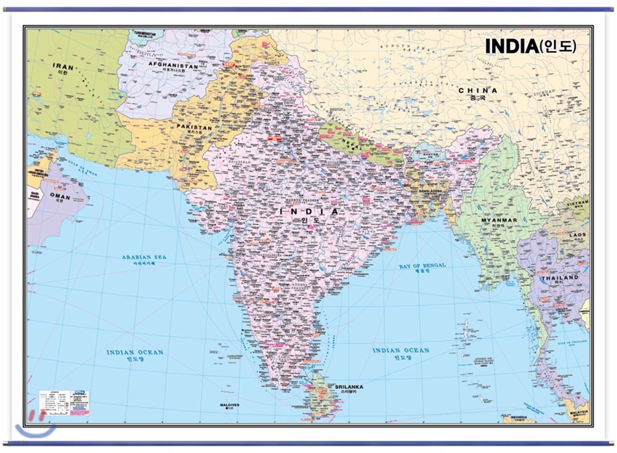 INDIA-인도 (코팅 표구-걸이용)