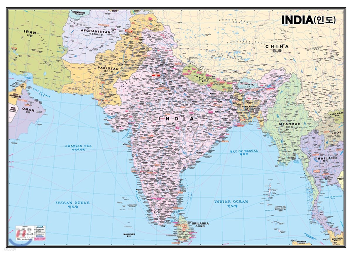 INDIA-인도 (코팅 원지-부착용)
