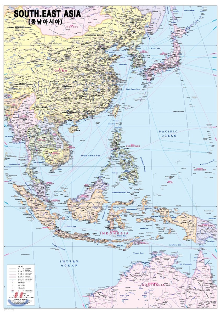 SOUTH EAST ASIA-동남아시아 (코팅 원지-부착용)
