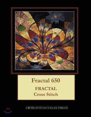 Fractal 650: Fractal Cross Stitch Pattern