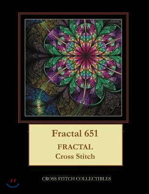Fractal 651: Fractal Cross Stitch Pattern
