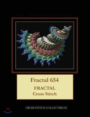 Fractal 654: Fractal Cross Stitch Pattern