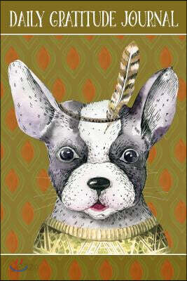 Gratitude Journal For Dog Lovers Cute Dog With Feather 5: Daily Gratitude Journal, 100 Plus Plain Pages With Two Per Page, Start Each Day With A Grate