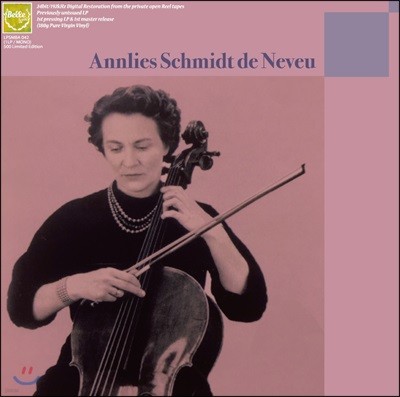 Annlies Schmidt de Neveu 안리스 슈미트 드 느뵈 미발표 녹음 2집 (Unissued Recordings Vol.2) [LP+CD]