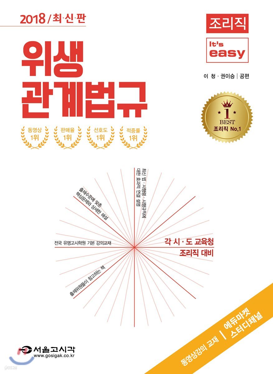 2018 It's easy 9급 조리직 위생관계법규