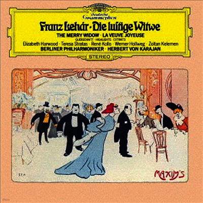 레하르: 메리 위도우 - 하이라이트 (Lehar: Merry Widow - Highlights) (Ltd. Ed)(UHQCD)(일본반) - Herbert von Karajan