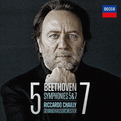 亥:  5, 7 (Beethoven: Symphonies No.5 & 7) (SHM-CD)(Ϻ) - Riccardo Chailly