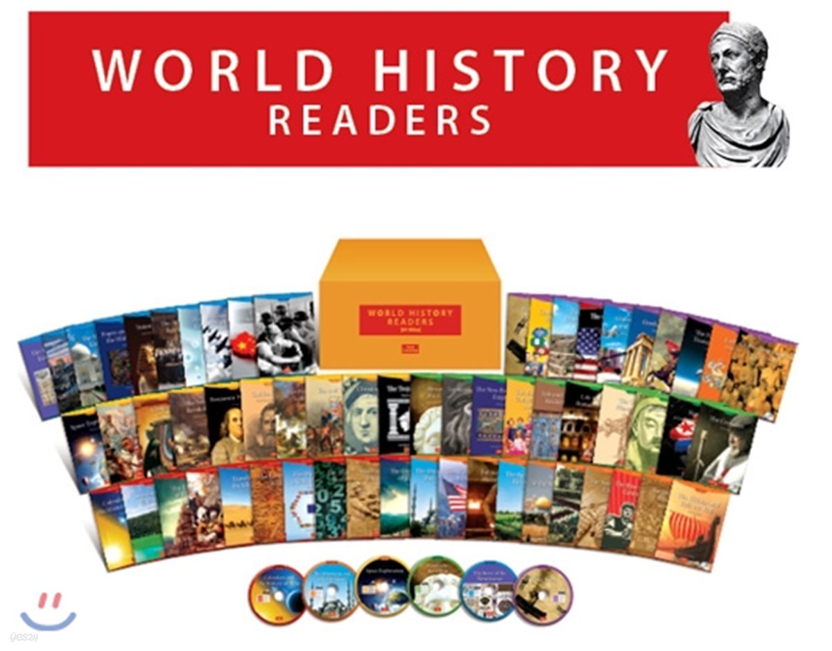 World History Readers Full Set 60종 (Book + CD) 예스24