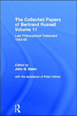 Collected Papers of Bertrand Russell, Volume 11