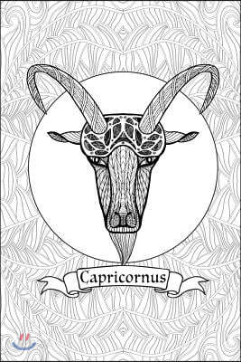 Color My Cover Horoscope Journal - Capricorn: 100 page 6" x 9" Ruled Notebook: Coloring Journal, Blank Notebook, Blank Journal, Lined Notebook, Blank