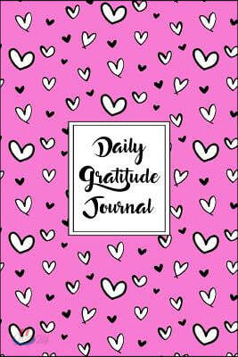 Gratitude Journal Scribbly Hearts Pattern 6: Daily Gratitude Journal, 100 Plus Lined Pages with Two Days Per Page, Start Each Day with a Grateful Hear