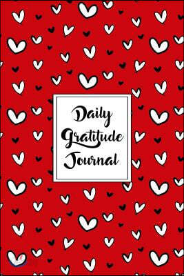Gratitude Journal Scribbly Hearts Pattern 14: Daily Gratitude Journal, 100 Plus Lined Pages with Two Days Per Page, Start Each Day with a Grateful Hea