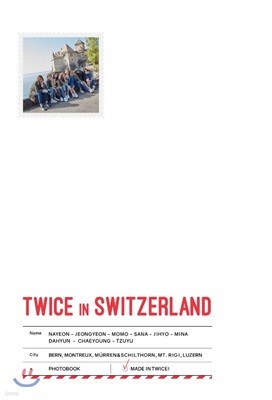 Ʈ̽ (TWICE) - TWICE TV5 TWICE in Switzerland Photobook