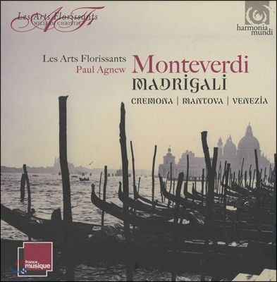Les Arts Florissants ׺: 帮 1, 2, 3 - ũ, , ġ (Monteverdi: Madrigali - Mantova, Cremone & Venezia)