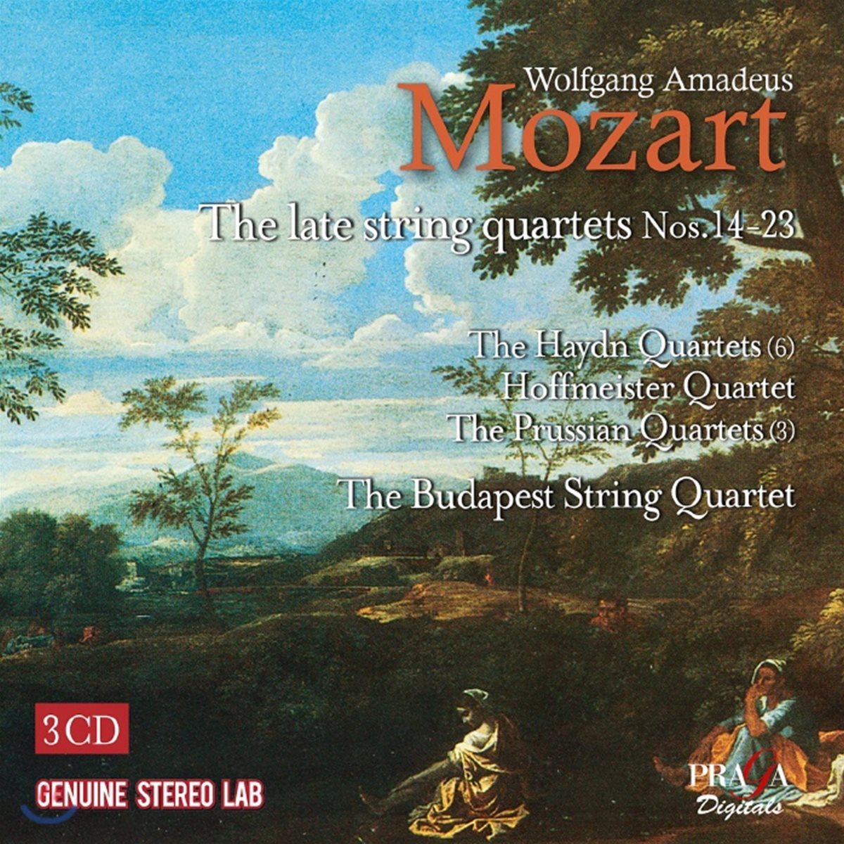 Budapest String Quartet 모차르트: 후기 현악 사중주집 14-23번 - 하이든, 호프마이스터, 프러시안 (Mozart: The Late String Quartets)
