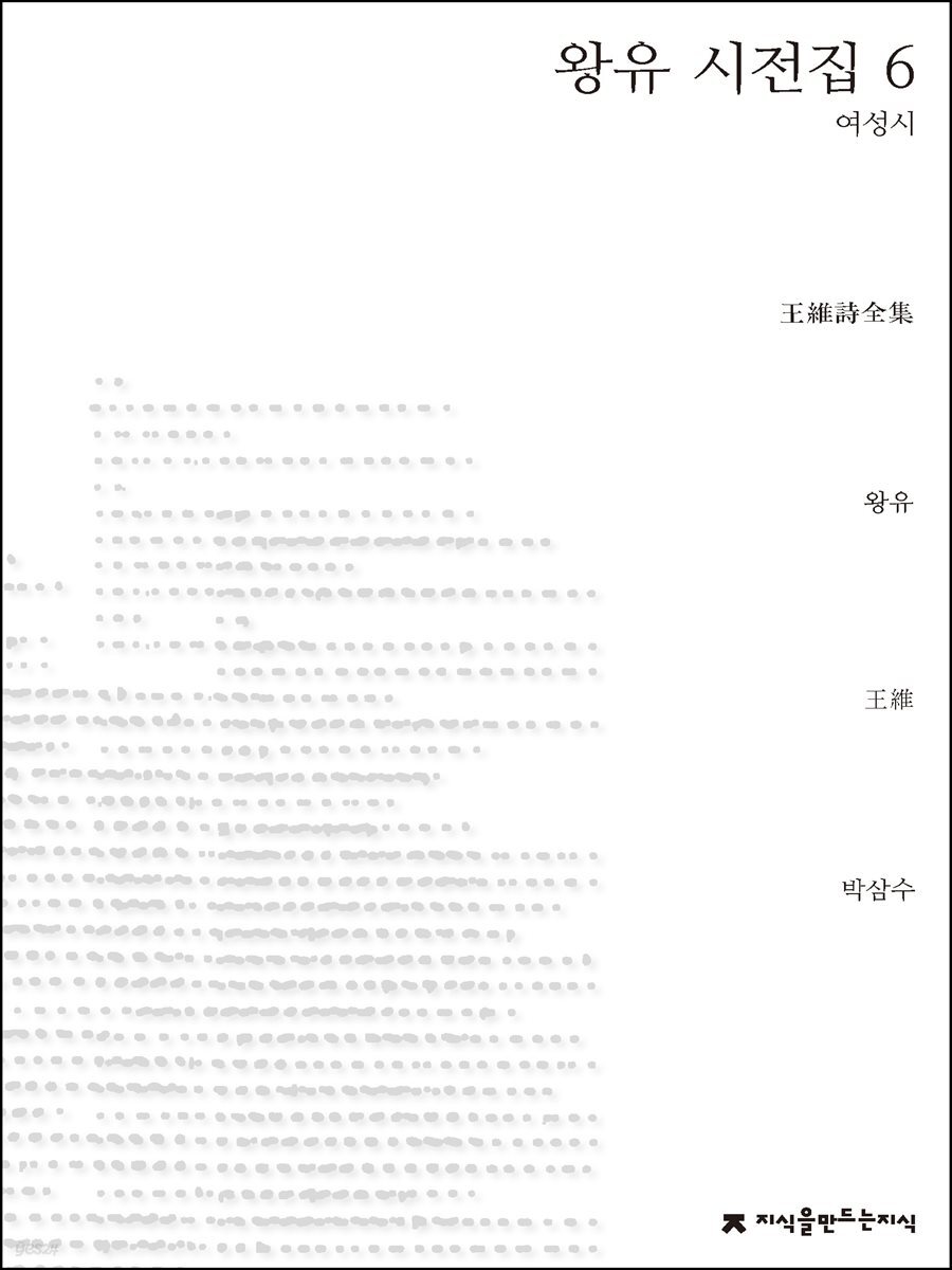 왕유 시전집 6 - 지식을만드는지식 시선집