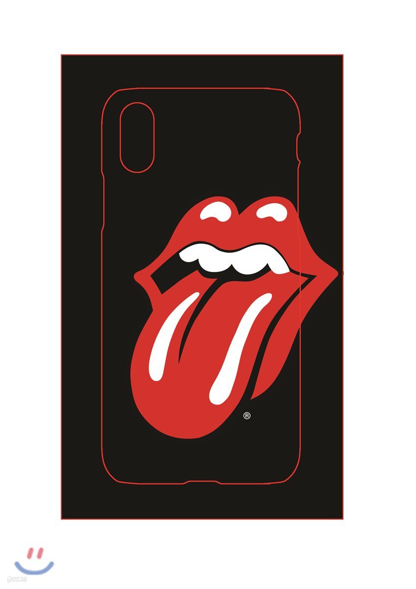 [아이폰 X] 롤링스톤스 THE ROLLING STONES Classic Tongue Black 아이폰X 케이스 iPhoneX Case