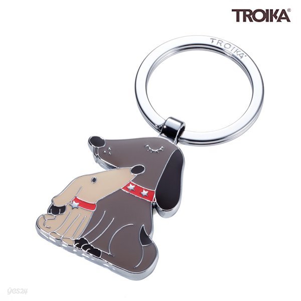 [TROIKA] DOG ＆ DOGGY 키홀더 (KR18-05/BR)