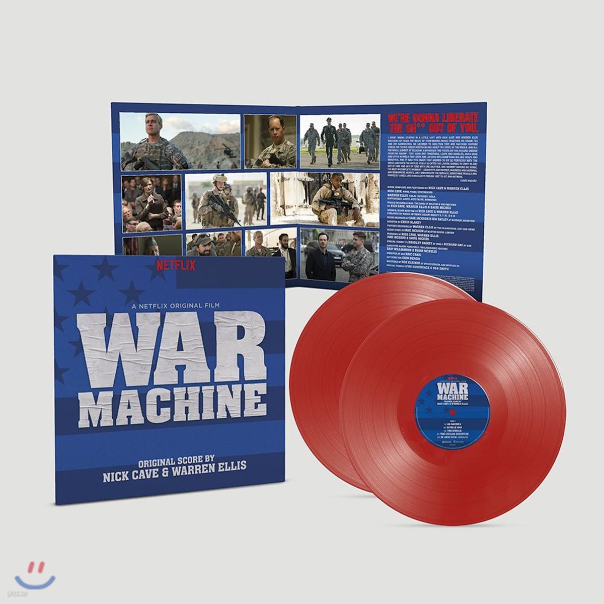 워 머신 영화음악 (War Machine OST by Nick Cave & Warren Ellis) [레드 컬러 2LP]