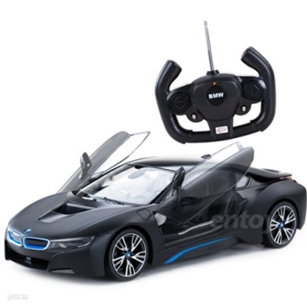 [박스스크래치 RC카] 1:14 BMW i8 블랙 (Open Door)