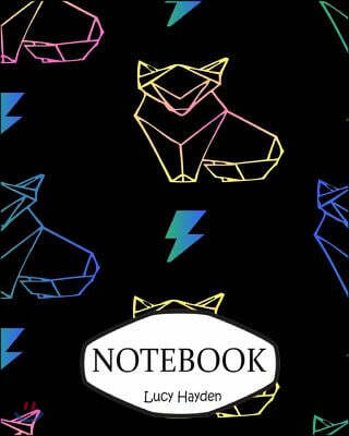 Notebook: Fox 2: Socute: Journal Diary, 110 Lined pages, 8" x 10"